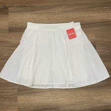Spanx Womens Sz Small Get Moving Skirt Tennis Golf Skort Pocket White
