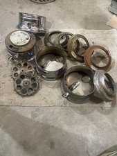 Antique Ford Gumball Vending Machine Globe Collar Rings 4 Bases  Ford Gum Parts