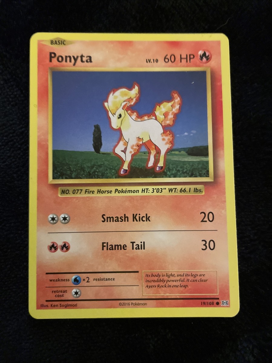 basic ponyta pokemon card value Ponyta Basic Pokémon card