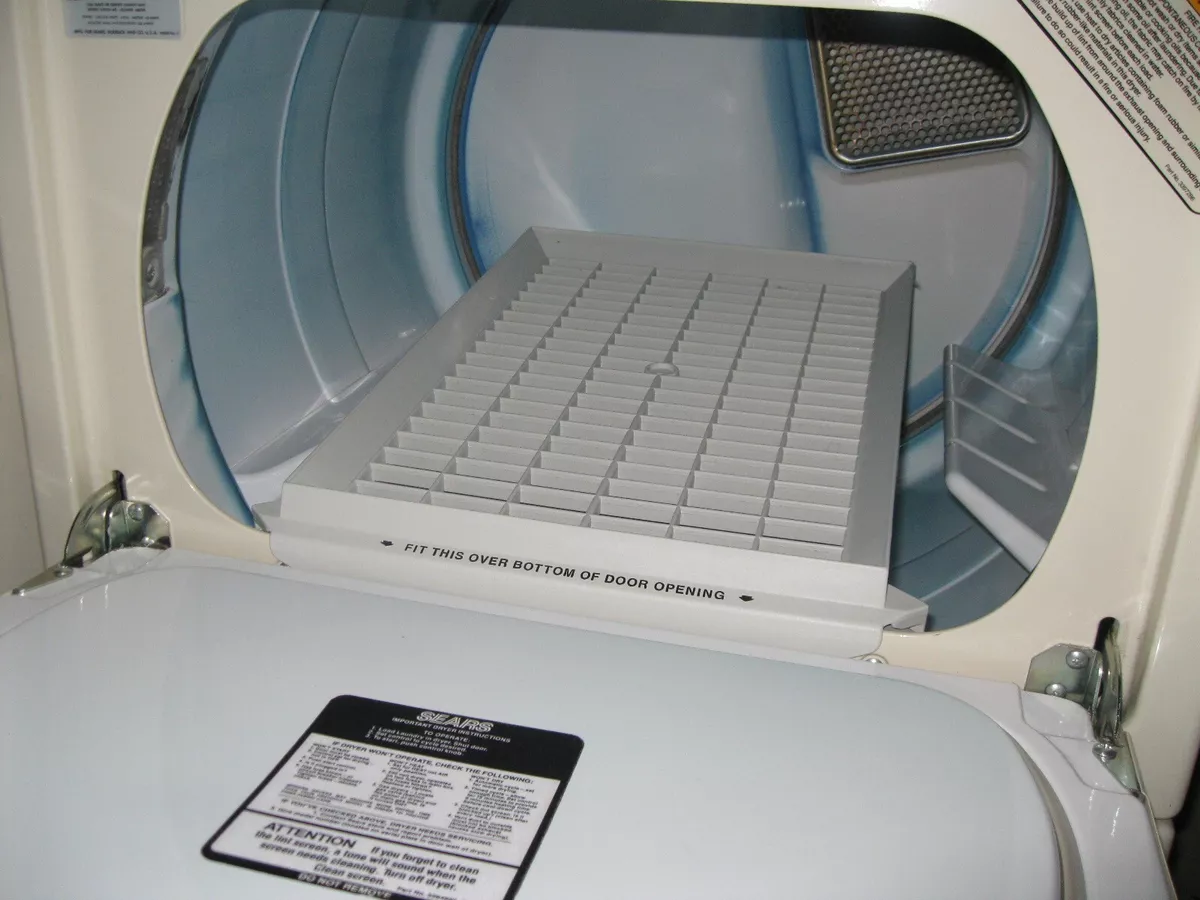Kenmore dryer shoe best sale rack