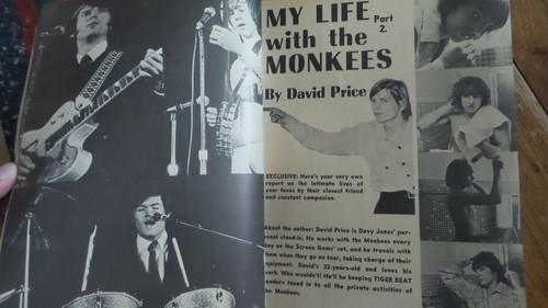 TIGER BEAT, Teen Magazine, April, 1967, Monkees, Raiders, Teen Stars - Picture 2 of 4