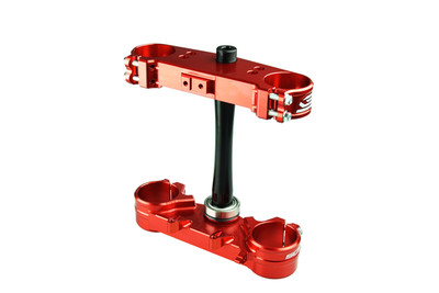 SCAR Piastra forcella ROSSO HONDA CRF250/450 2021>23