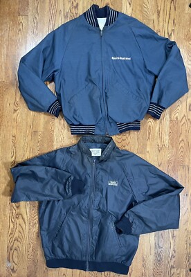 Vintage 60s 70s Sports Illustrated Jacket Lot Blue Mens Size M Pre Owned Delong