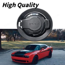 Fuel Tank Cover Trim Accessories Gas Door For Dodge Challenger 09+