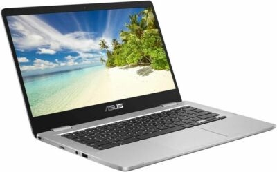 ASUS C423 14'' Chromebook - Intel Celeron 64gb 4gb schwarz & silber Garantie