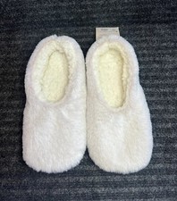 NEW Target Pink  White Super Soft Slipper Socks With Grippers Women Size 8-10