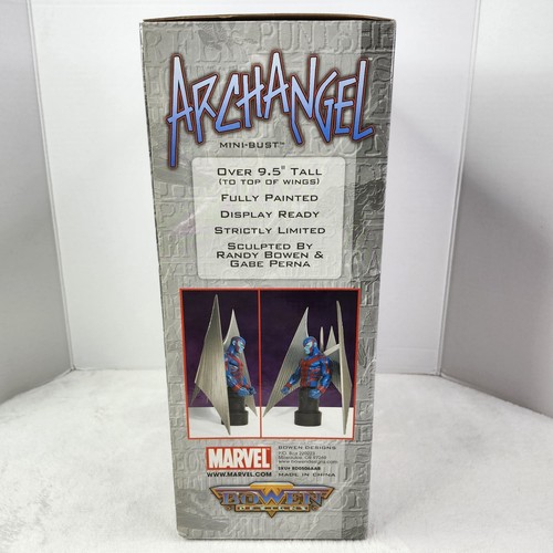 Archangel Bust Statue New 2006 X-Men Bowen Designs Marvel Amricons NEW SEALED - Picture 4 of 12