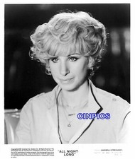 BARBARA STREISAND-"ALL NIGHT LONG" VINTAGE ORIGINAL 8X10 PHOTO-1981