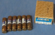 Lot of 16 Bussmann Fusetron FRN-R-1 Amp 250V Time Delay Dual Element Fuse RK5