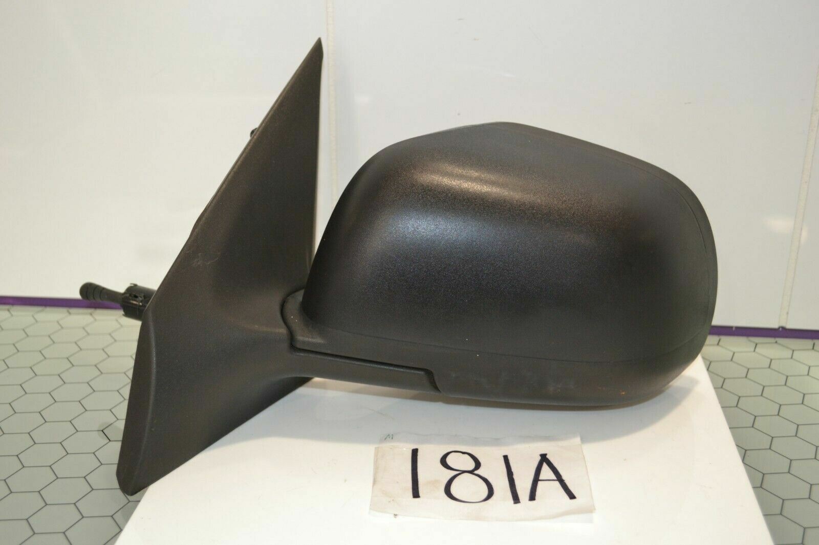 12 13 14 NISSAN VERSA - DRIVER side MANUAL Mirror Used Black Texture #181-A