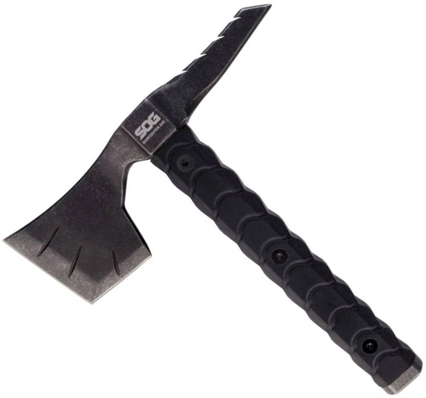 SOG Warfighter Axe 7" 3Cr13MoV Steel Head With 4" Cutting Edge Black G10 Handle - Image 3 of 4