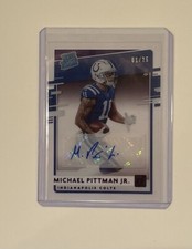 2020 Panini Chronicles Donruss Clearly Purple Michael Pittman RC Auto 1/25 Colts