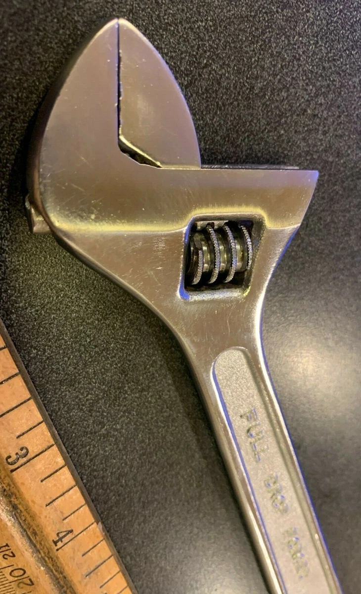 Vintage Fuller 200mm Adjustable Wrench No.8 Full Drop Forge Alloy