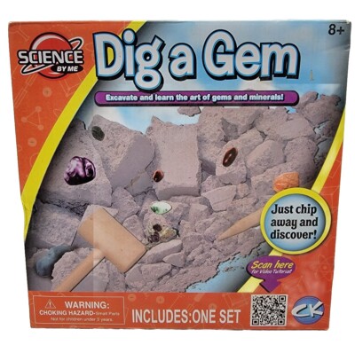 Science By Me Dig A Gem - Escavate Learn Art Of Gems Minerals - 8+