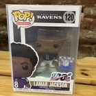 Lamar Jackson (100) Baltimore Ravens NFL Funko Pop Football 120