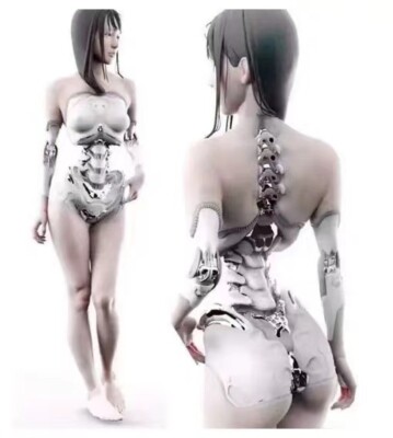1/6 Scale Cyberpunk Female Android Resin Model Kit Sci-Fi Robot Miniature