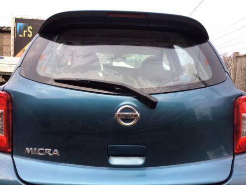 NISSAN MICRA K13 TAILGATE TURQUOISE PEARL PAINT CODE RBK 5 DOOR MODEL 2010-2017 - Picture 11 of 11