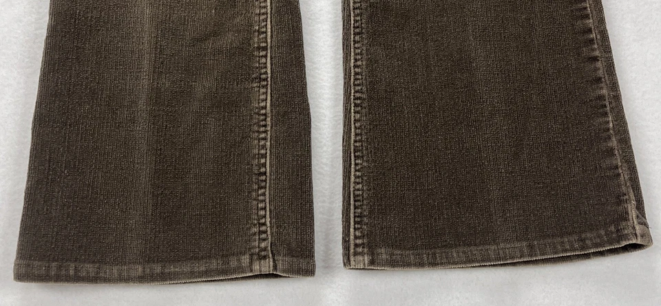 Pantalones acampanados elásticos de pana marrón edición limitada Z. Cavaricci de colección para mujer talla 3” Foto 3 de 4