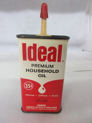 VINTAGE ADVERTISING IDEAL OIL CAN HANDY OILER TIN 369-C | eBay