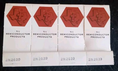 Lot of 4 Texas Instruments 2N2639 transistor array NOS