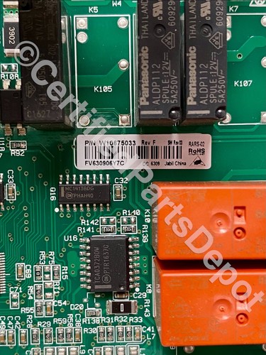 New OEM Whirlpool Refrigerator Electronic Control Board W10811365 / W10675033 - Picture 3 of 3