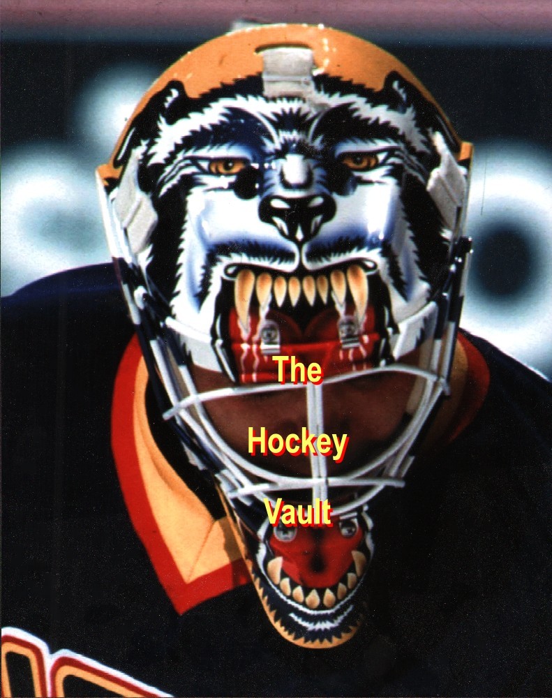 Curtis JOSEPH St. Louis BLUES CUJO MAD DOG Mask #2 Custom LAB 8X10