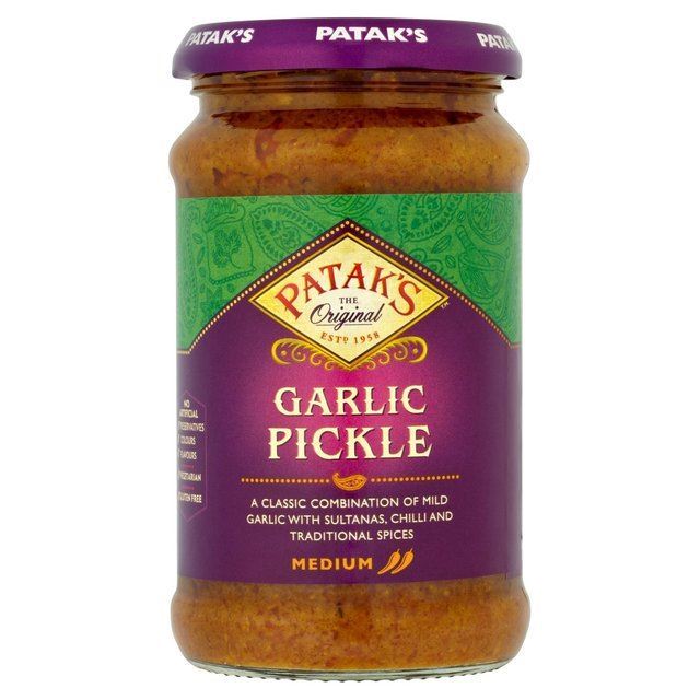 Patak's Garlic Pickle - Eingelegter Knoblauch - 2 x 300 g