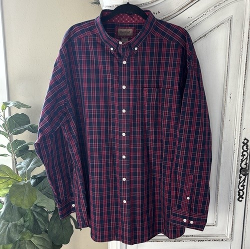 Ariat Shirt Mens 2XL Plaid Liam Classic Long Sleeve Wrinkle Free Classic Fit