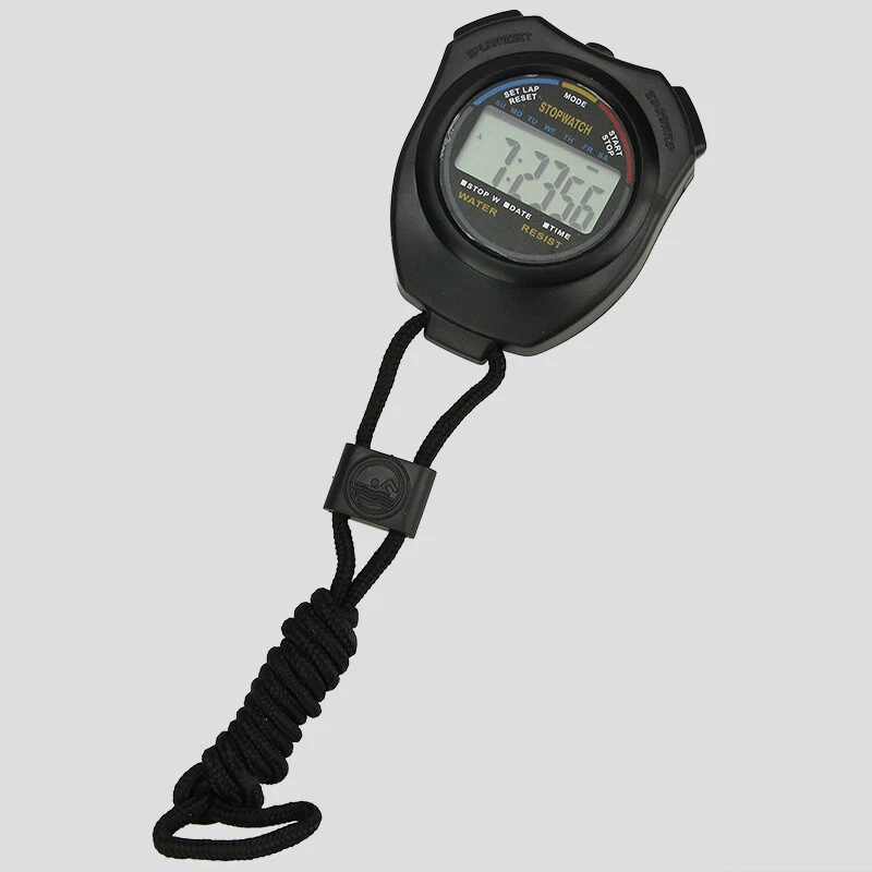 Cronómetro Digital LCD Contador Deportivo Temporizador Reloj Portátil Cuenta Regresiva Parada Temporizador Foto 4 de 4