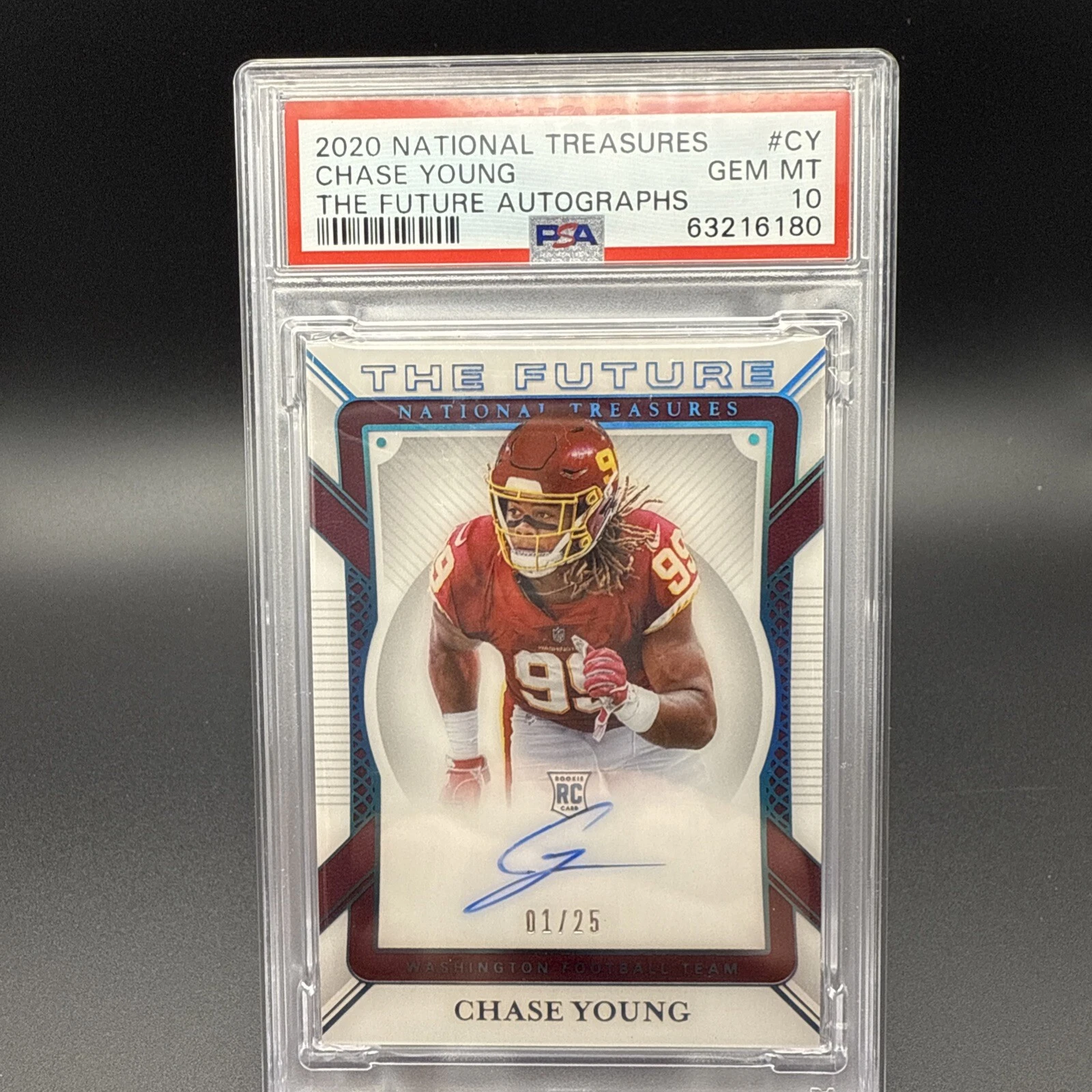 Chase Young Panini National Treasures the Future Autographs #CY Base