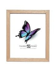 Real Solid Oak Picture Frames in a square profile - Available in all sizes