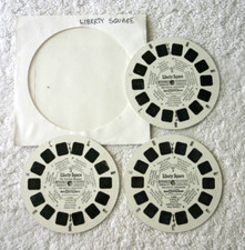View-master Walt Disney World Liberty Square 3 Reels - A9501, A9502  A9503