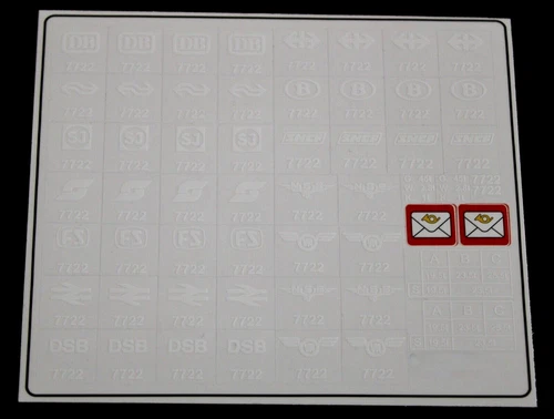 Custom Sticker 7722 Replacement Sticker Sheet