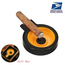 Galiner Travel Metal Cigar Ashtray Outdoors For Men 1 Slot Holder Cigarette Cool