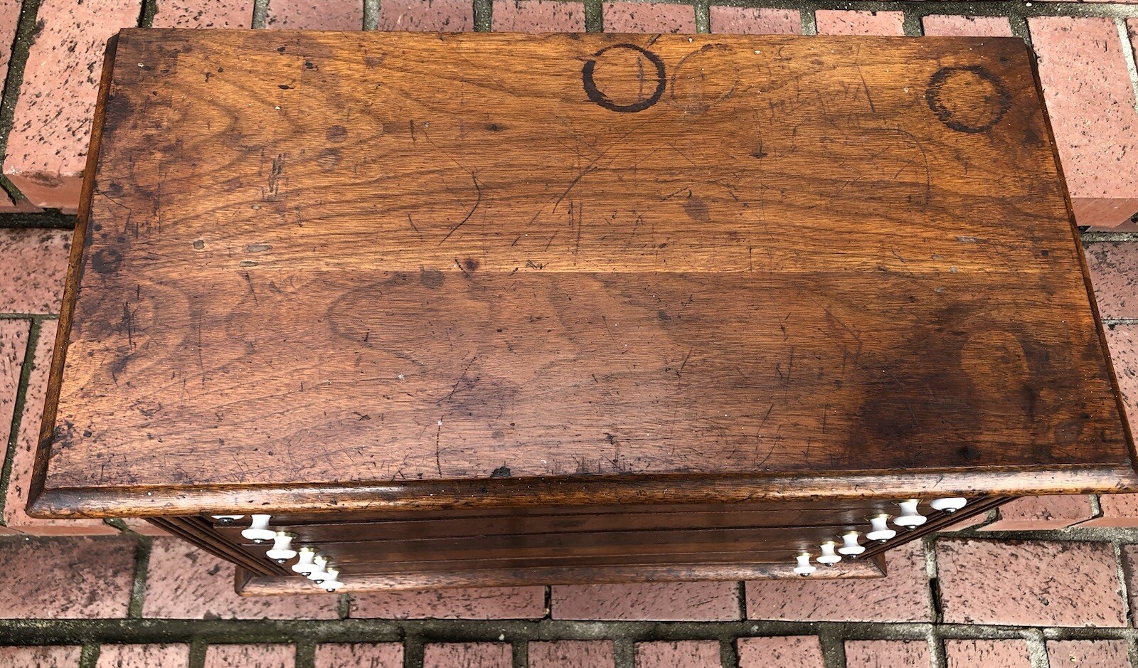 Antique Watch Crystal Solid Wood Geneva Glasses