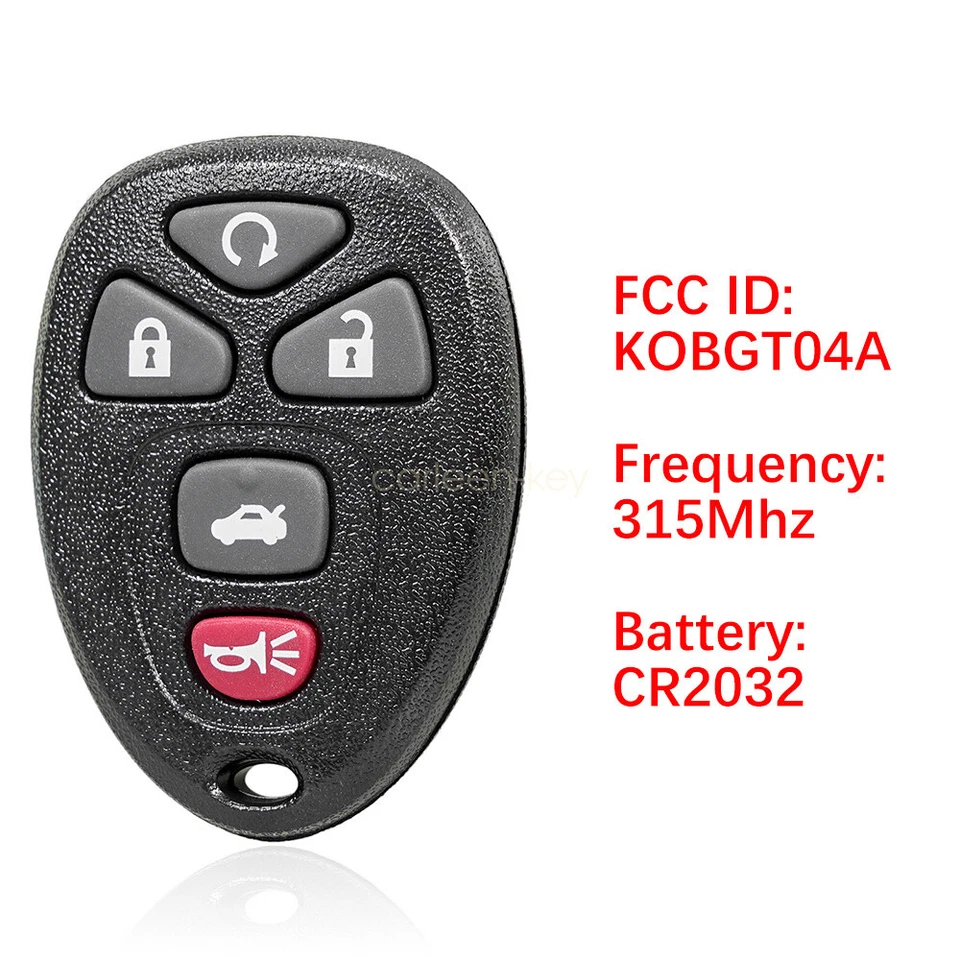 10 para Pontiac Grand Prix 2005 2006 2007 2008 entrada sin llave mando a distancia coche llavero Foto 2 de 4