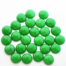 Wholesale 100pcs 16mm Natural Malaysian Jade Stone Round CAB CABOCHON DIY