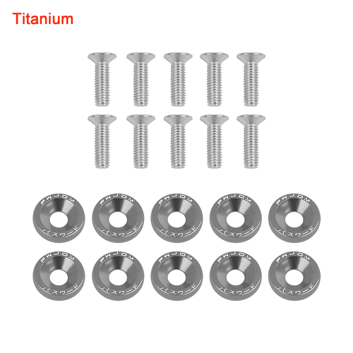 10 x M6 6mm Body Fairing Bolts Fastener Clips Screw Set Universal Fit Scooter - Picture 13 of 16