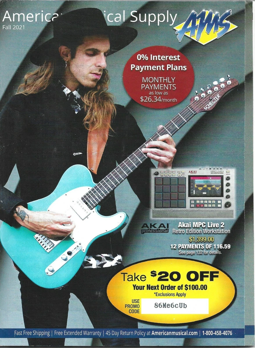 American musical supply guitar retailers deals