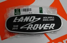 New Genuine Land Rover Defender Adventure limited edition front grille BADGE ...