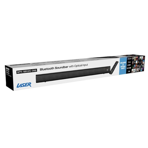 Laser Bluetooth Soundbar - Optical Input, Stereo Audio, 80cm - Picture 2 of 10