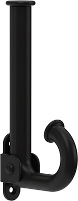 #ad Franklin Brass Oval Extend a Hook Expandable Single Wall Hook in Matte Black $19.99