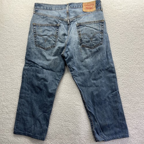 Vintage Levis Jeans Adult 32x21 Blue 501 Button Fly Denim 80s 90s Baggy Chore - Picture 10 of 16