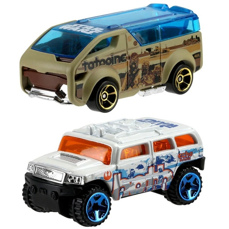 HOT WHEELS-STAR WARS COLLEZIONE VEICOLI-SCALA 1/64 DIE-CAST 6DIVERSI SCELTA-PZ.1 - Immagine 3 di 4