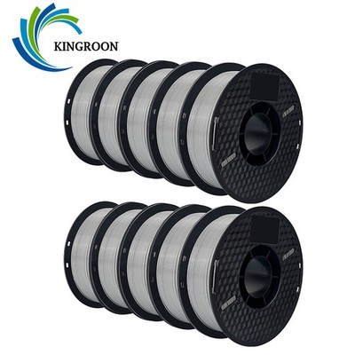PLA Filament 10KG 1,75mm für FDM 3D Drucker Bündel Spulen FDM 1KG/Rolls Grau DE