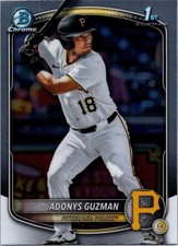 2025 Bowman Draft Chrome - Adonys Guzman #BDC-126 1st Bowman - Pirates