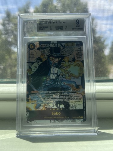 Sabo (Alternate Art Manga) graded PSA 9 for sale on eBay