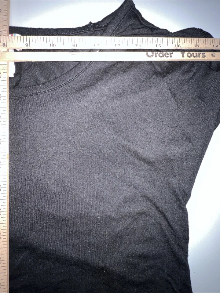 OP Ocean Pacific Camiseta Juniors Grande 11/13 Negro Manga Corta Foto 3 de 4