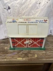 Vintage 1967 Fisher Price Little People Play Family Farm Barn Only USA #1