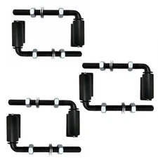 6PK 5/8" J-Bolt Gate Hinge Kit – Heavy Duty Adjustable 5" Barrel Hinges